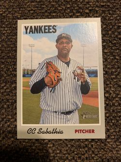 CC Sabathia baseball card