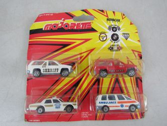 Majorette Novacar Rescue Series Vintage Vehicles Set Of 4-New/Sealed