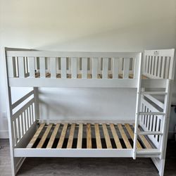 Bunk Bed Twin White