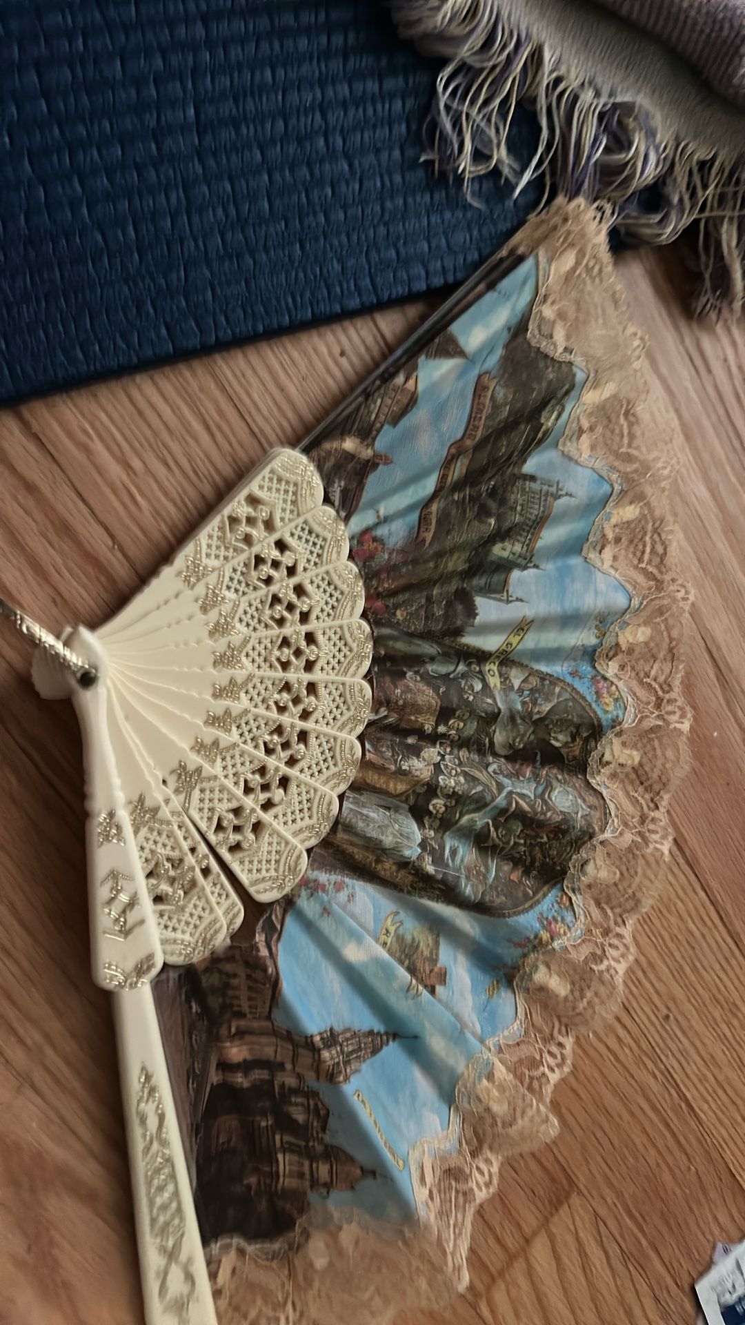 Vintage Souvenir Hand Fan