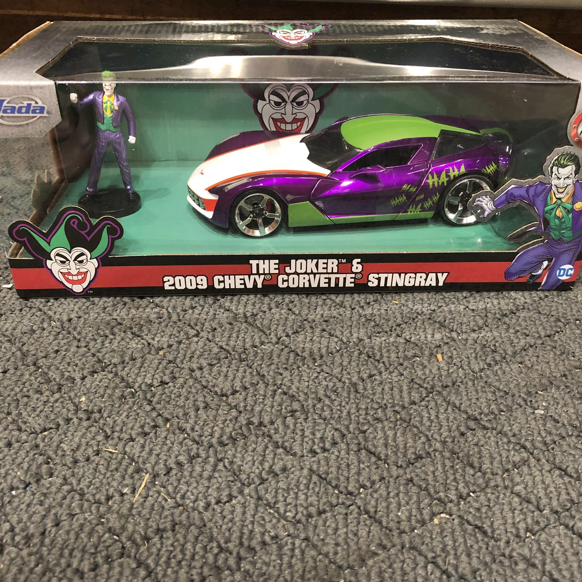 Joker ‘09 Chevy Corvette Stingray (Jada Toys) 1:24 Diecast