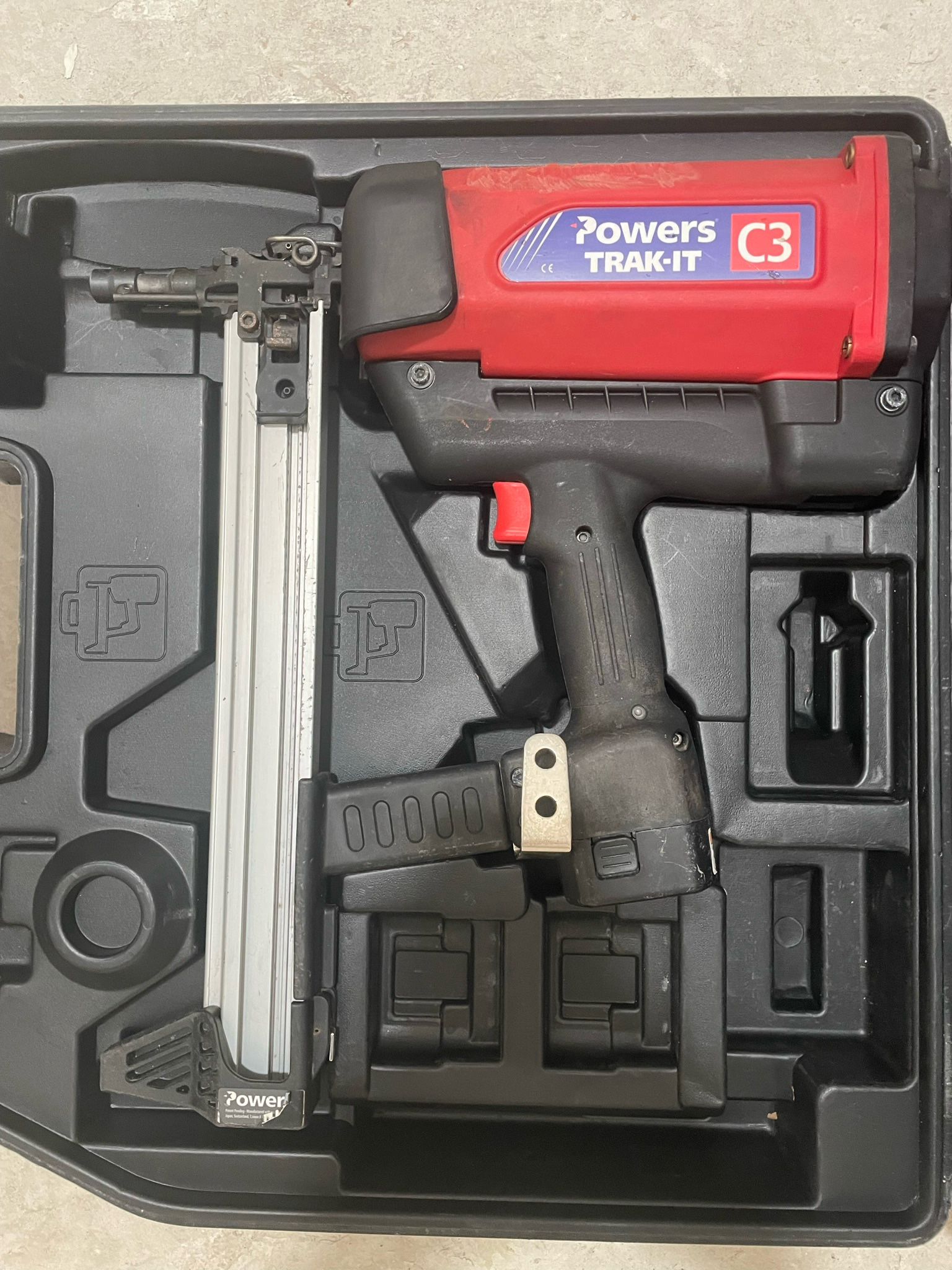 Powers Fasteners C3 Trak-It Gas Nail Gun 