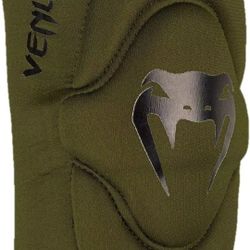 Venum Kontact Gel Shock System Protective MMA Training Knee Pads Khaki/Black  XS