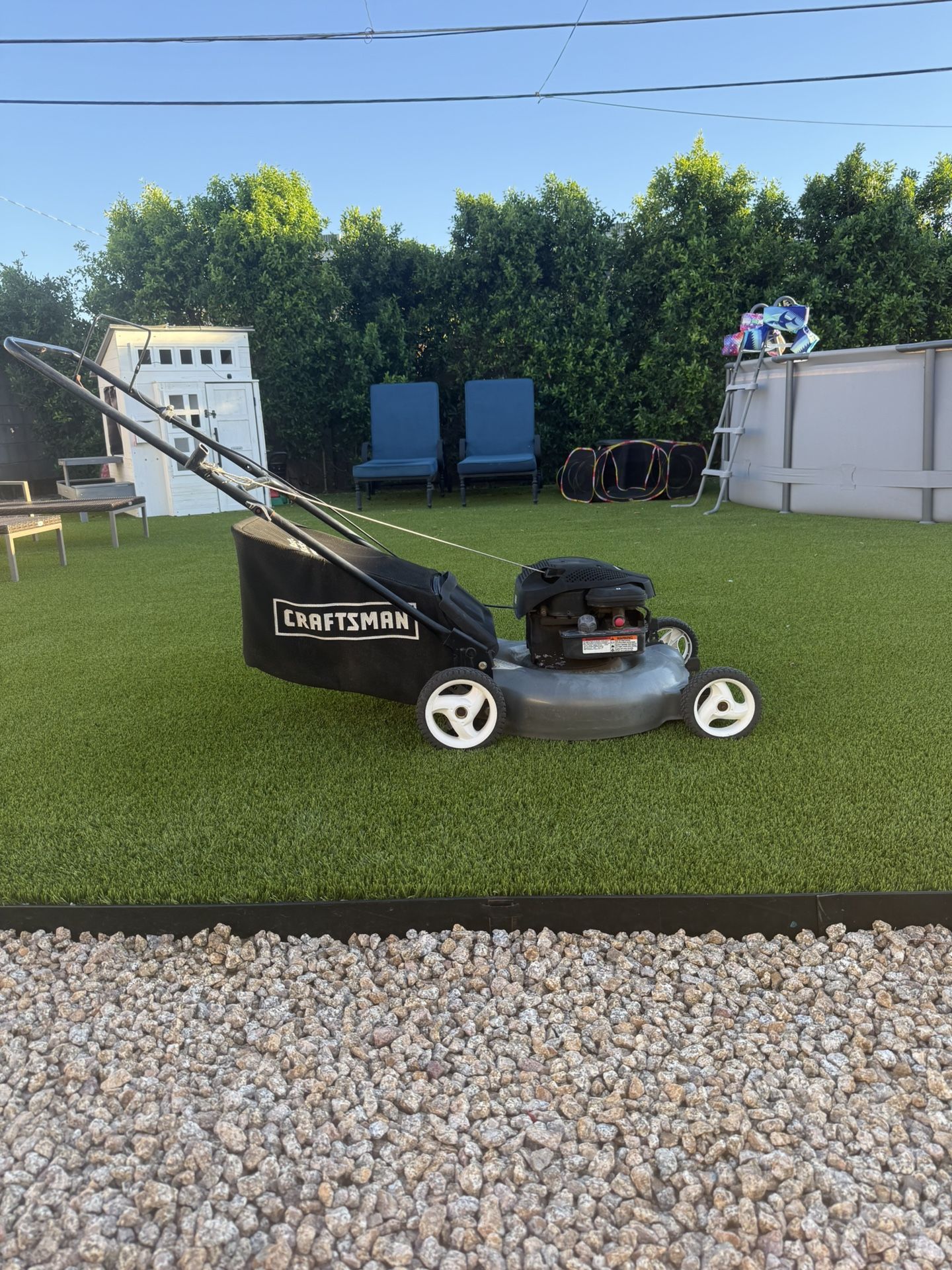 Craftsman Lawnmower With Bagger And New Gator Blade