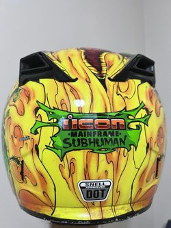 ICON 『Mainframe Subhuman XLサイズ』 フルフェイス Icon Mainframe Subhuman Full Face Helmet - Large for Sale in