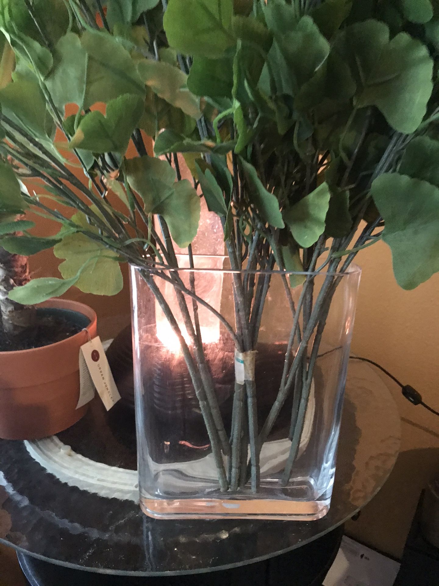 Unique glass vase
