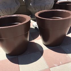 New Flower Pots Made Out Of Cement 