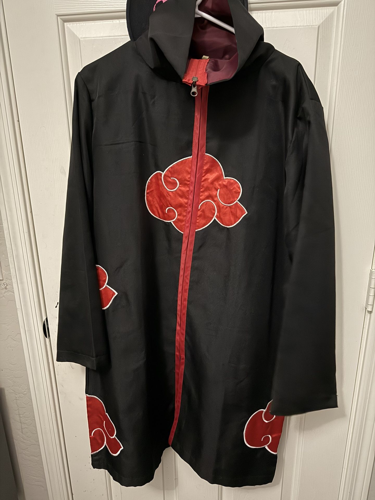 Akatsuki Cosplay Robe Naruto Used Twice Fair Condition 
