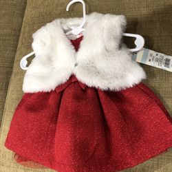New With Tags Red Christmas Dress With Best Size Newborn