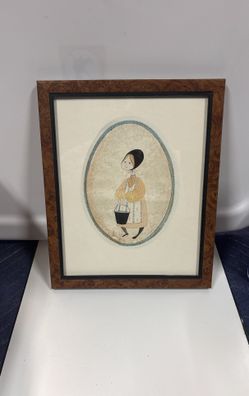 "Milk Maid Amish Girl" Print by P. Buckley Moss