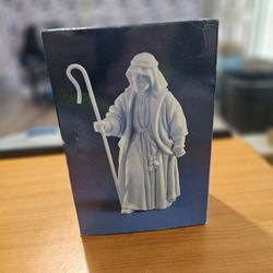 Shepherd porcelain figurine from the vintage Avon Nativity Collectibles series, originally released in 1983.
