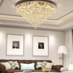 Flashing God Modern Crystal Chandelier