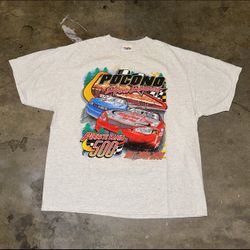 Vintage NASCAR Pensilvania 500 Car Shirt