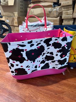 Eva Beach Hole Tote Bag, Waterproof Sandproof Perforated Rubber Handbag, Large Capacity Shower Storage Basket For Beach Pool