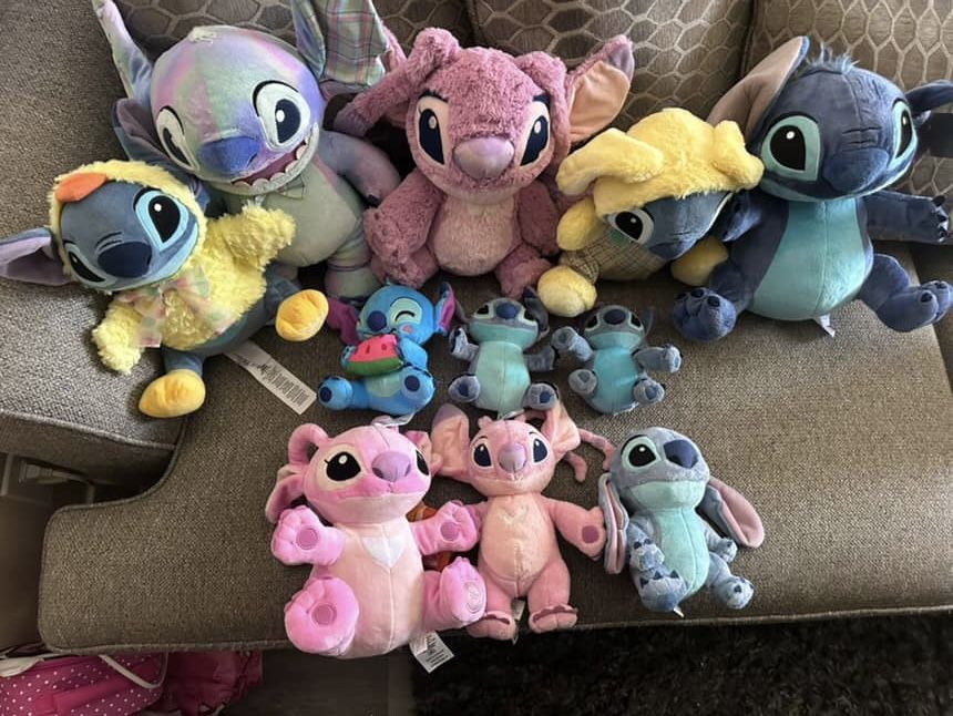 Disney Stitch Plushies All For $100