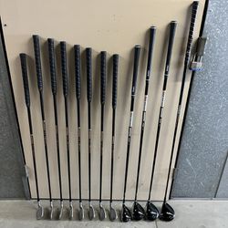 MEN'S LEFT HANDED GRAPHITE GOLF CLUBS SET - VERY GOOD CONDITION!