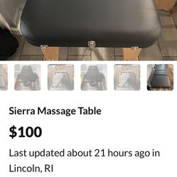 New Massage Table With Carrying Bag Included 
