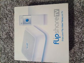 “Brand New Flipshare TV  Wireless Media Extender — Never Used — Remote + Cables Included”