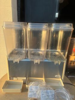 Grindmaster-Cecilware D35-4Three (5) Gallon Bowl Stainless Crathco Beverage Dispenser new parts like new minimal use