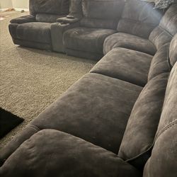 Grey Couch Sectional