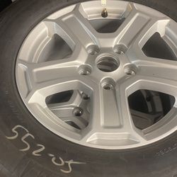 2022 Stock Jeep Wheels & Tires With FULL Spare