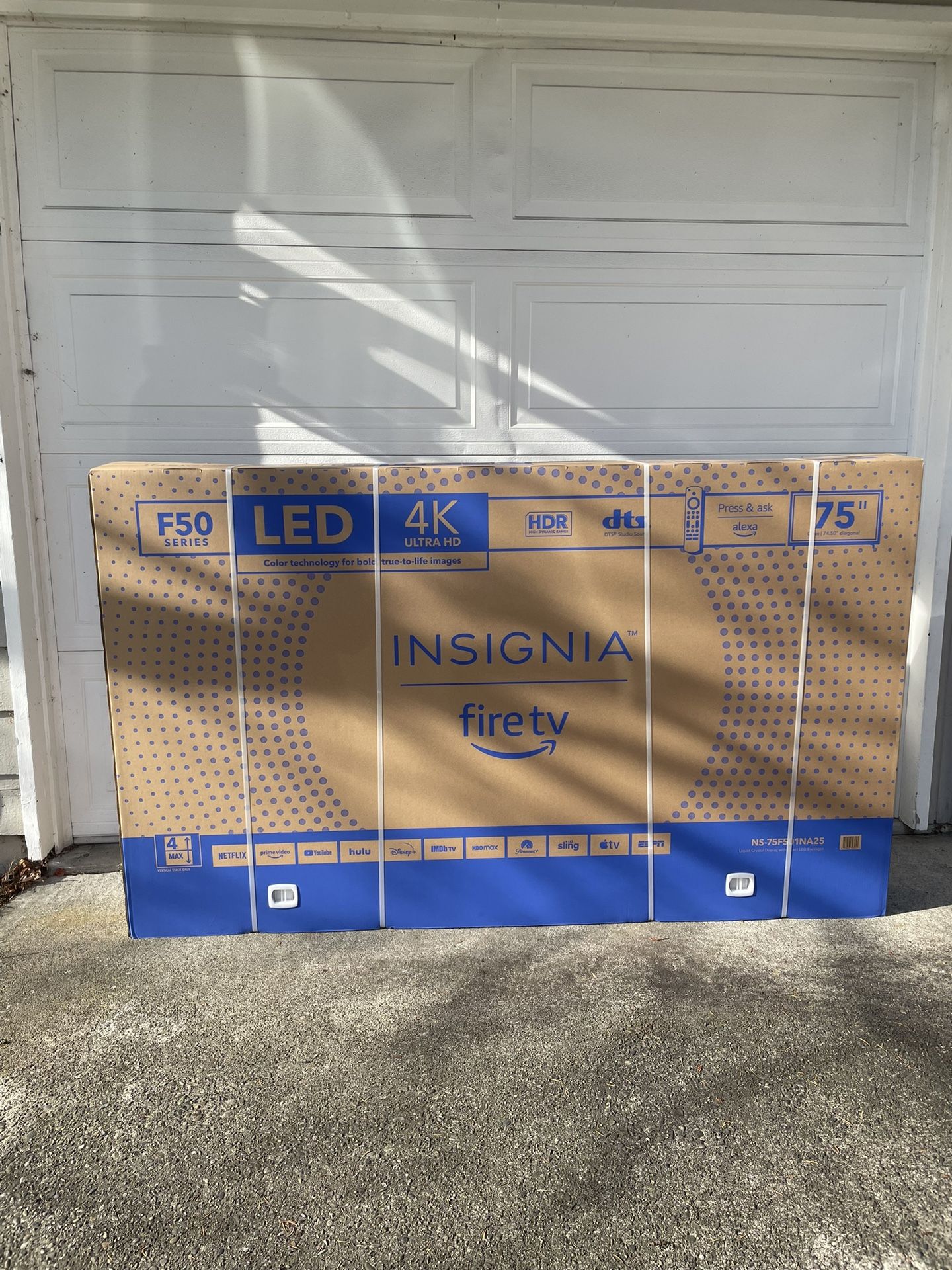 75” Insignia 4K TV