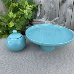 10 Strawberry Street Cake Stand & Bowl