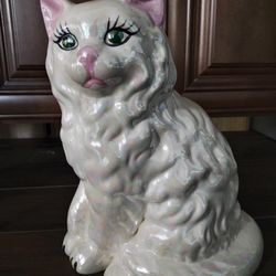 Vintage Porcelain Persian Cat