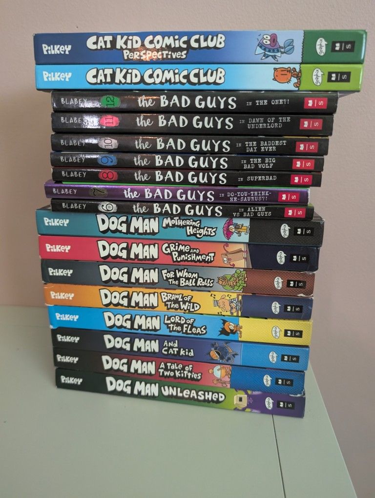 Dogman series/The Bad Guy Series/Cat Kid Comic Club