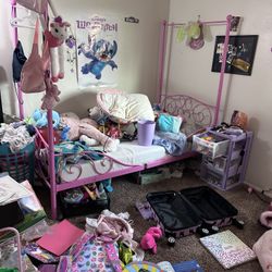 Bed Frame, Twin, Metal, 