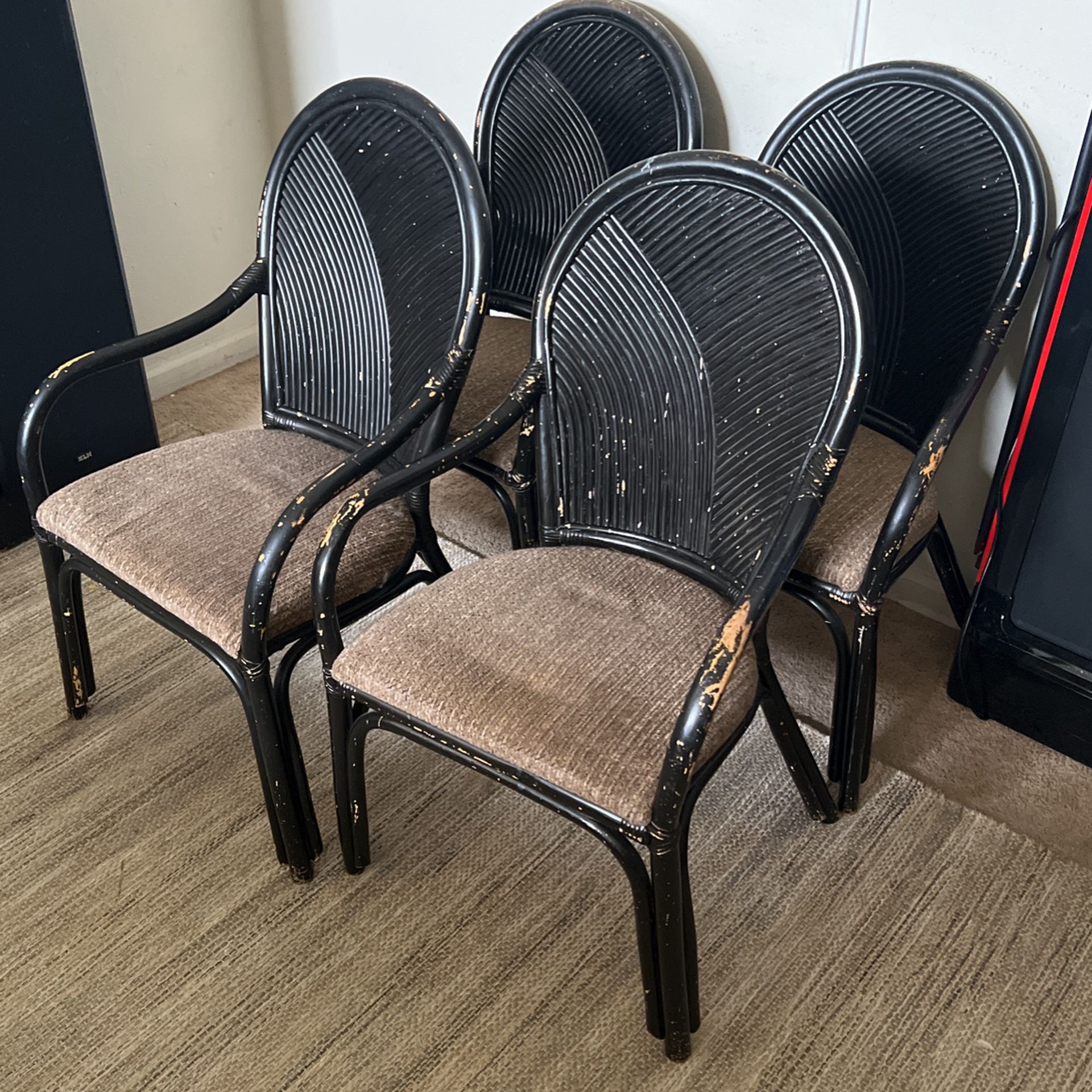Four Kitchen  table chairs-free