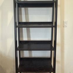 5 Tier Wood bookshelf - Brown 