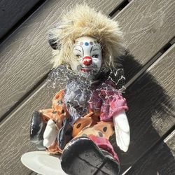 Porcelain Clown Antique