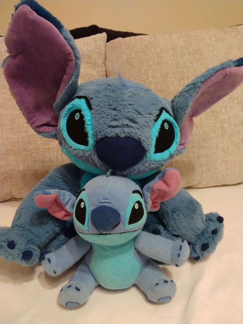 2 Disney Stitch Stuffed Animal