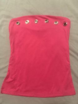 Pink tube top