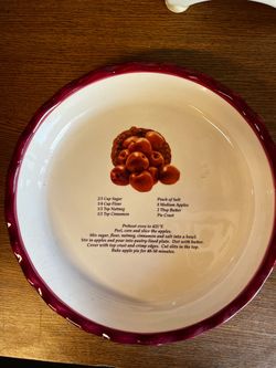 Ceramic pie dish