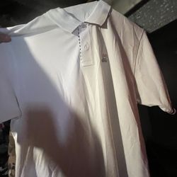 White Psycho Bunny Button Up