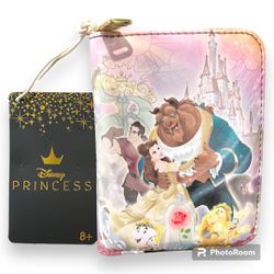 Loungefly Disney Beauty and the Beast Portrait Small Zip Wallet
