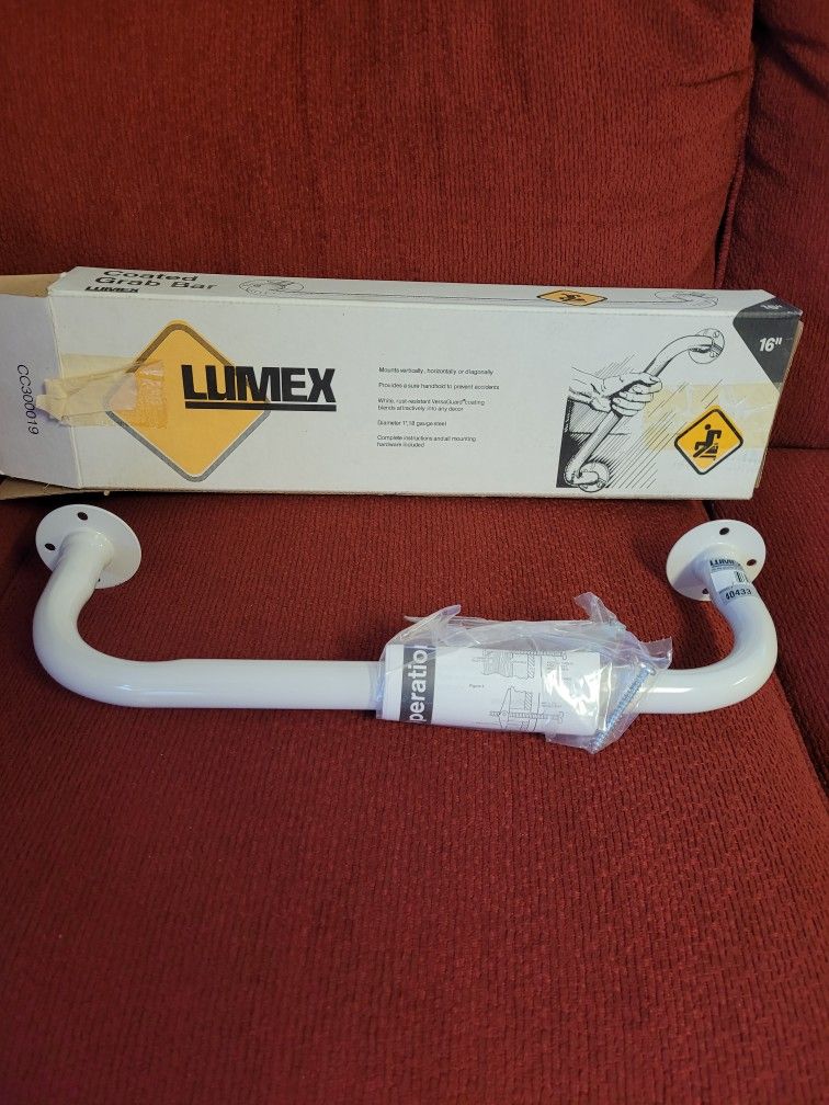 White Coated Grab Bar