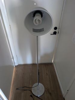 Silver Floor Lamp