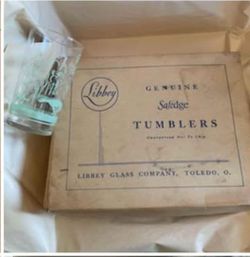 Vintage Libbey safedge tumblers.