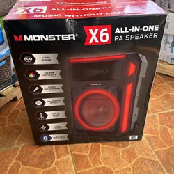 X6 All In one Monster PA Speaker