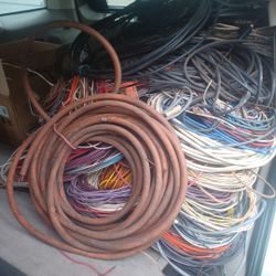 Large Pile Of Building Wire Copper