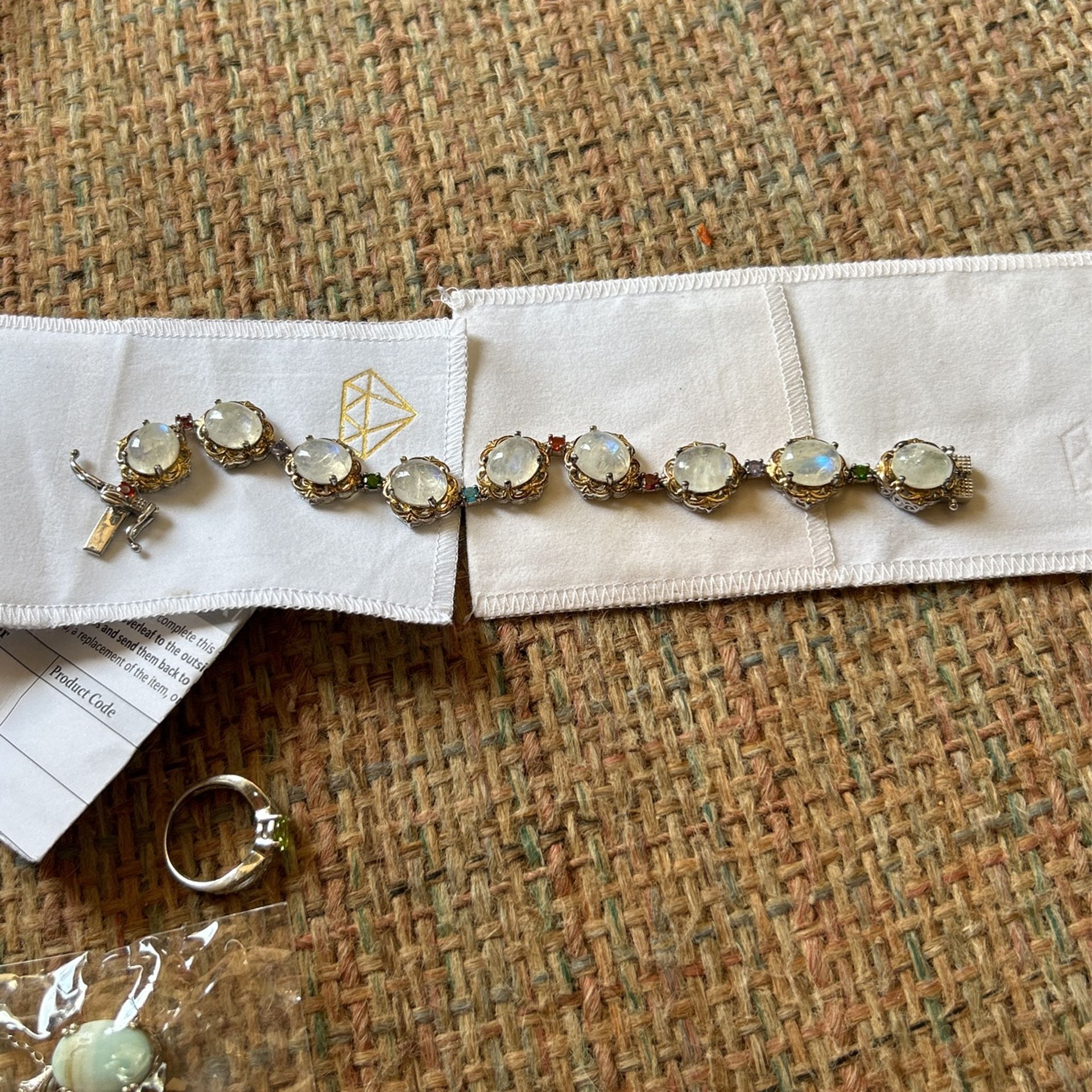 Rainbow Moonstone Bracelet