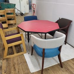TABLE WITH 4 CHAIRS AWESOME FOR HOME, OFFICE (HOME22)