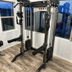 Vesta Fitness PRO SERIES 2-1 Ultimate Half Rack Functional Trainer/Gym Equipment/ Home Gym/ Fitness/ FREE DELIVERY 🚚 