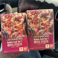 A Fist of divine speed One Piece TCG Double Pack