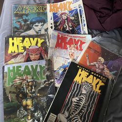 Heavy Metal Vintage  Adult Fantasy Collectors Comics 