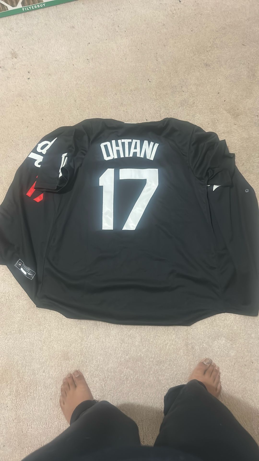 Midnight Dodgers jersey XL and L 