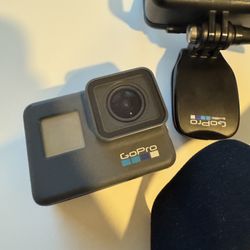 GoPro Hero6 + Head & Clip Mounts – Like New!